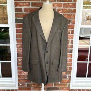 Oscar De La Renta Men’s Tweed/Plaid Blazer